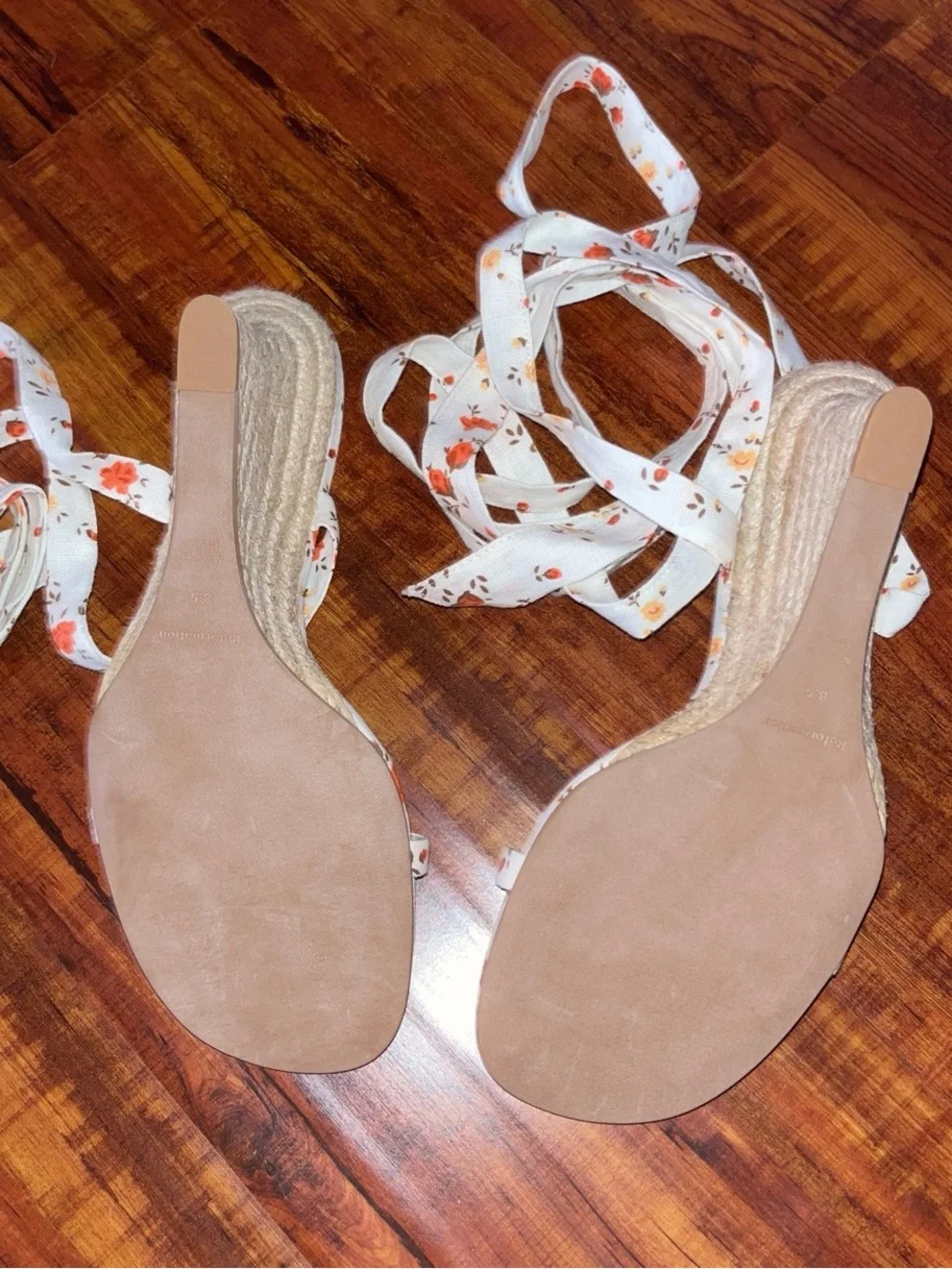 Reformation Alessa Wedge Espadrille Heels
